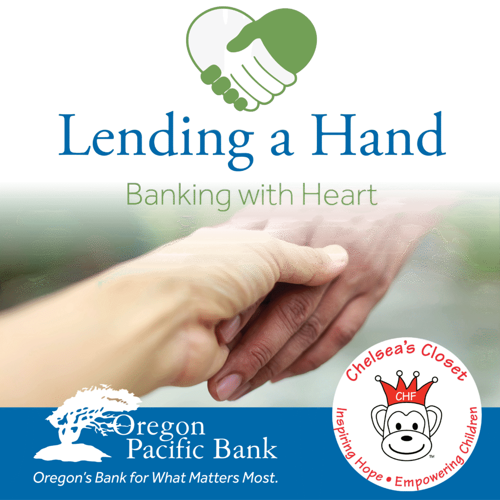 Portland Branch campaign graphic for Chelsea’s Closet.