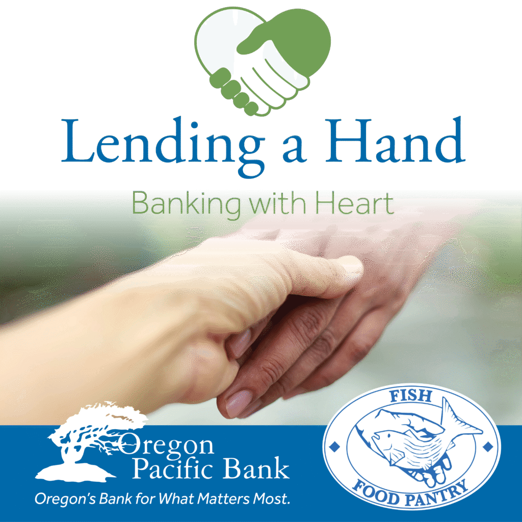 Roseburg Branch campaign graphic for FISH Food Pantry.